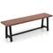 40 Inch Dining Bench 2 Person Entryway Shoe Bench With Metal Frame-40 Inches